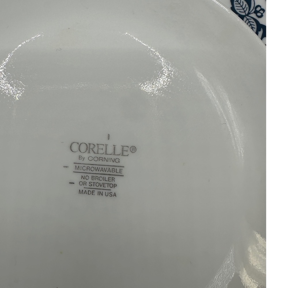 Corelle Old Town Blue Cereal Soup Bowls Corning Vitrelle Blue Onion 6.25, 4 pcs - Picture 4 of 4